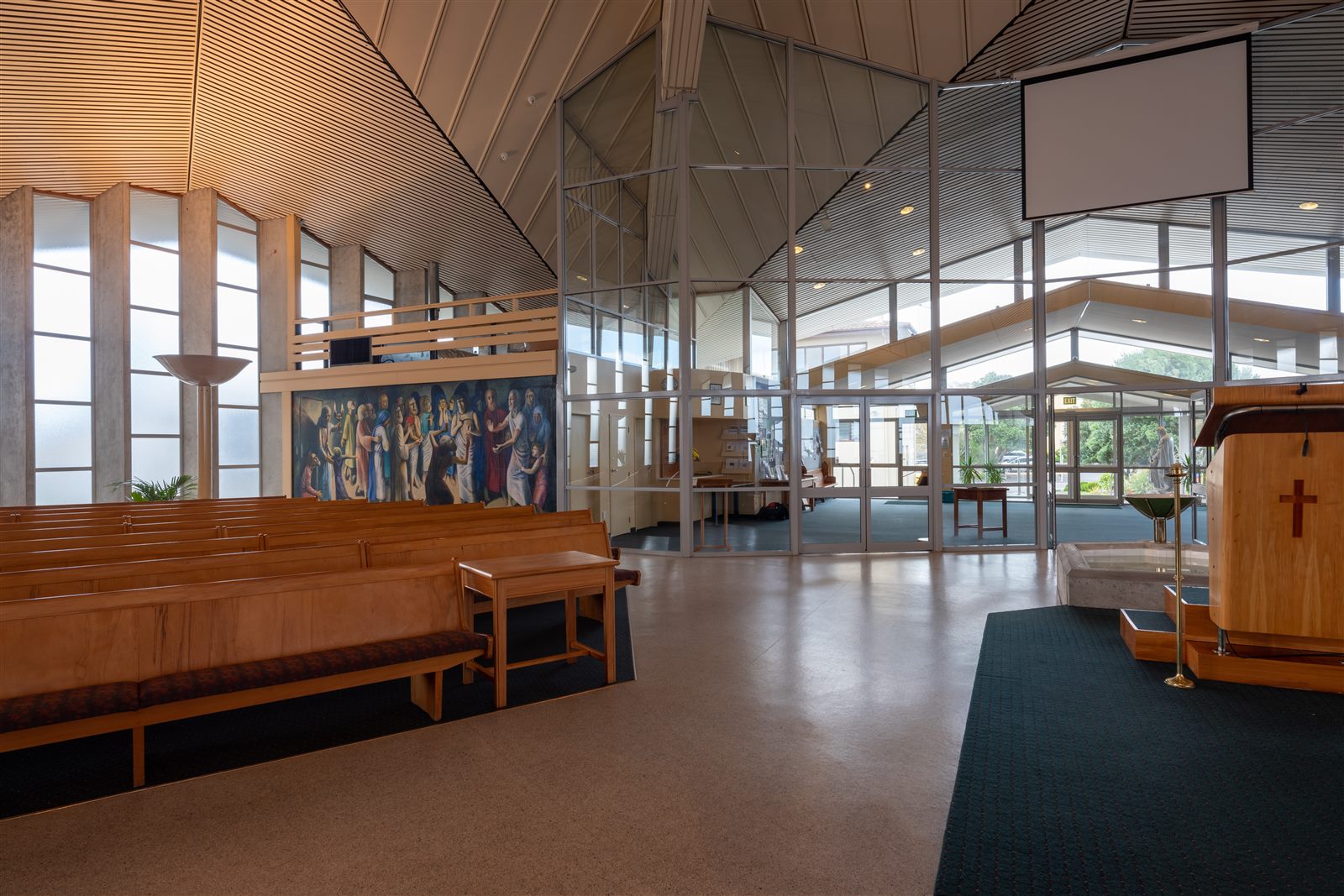Doubting Thomas artwork at St Joseph's