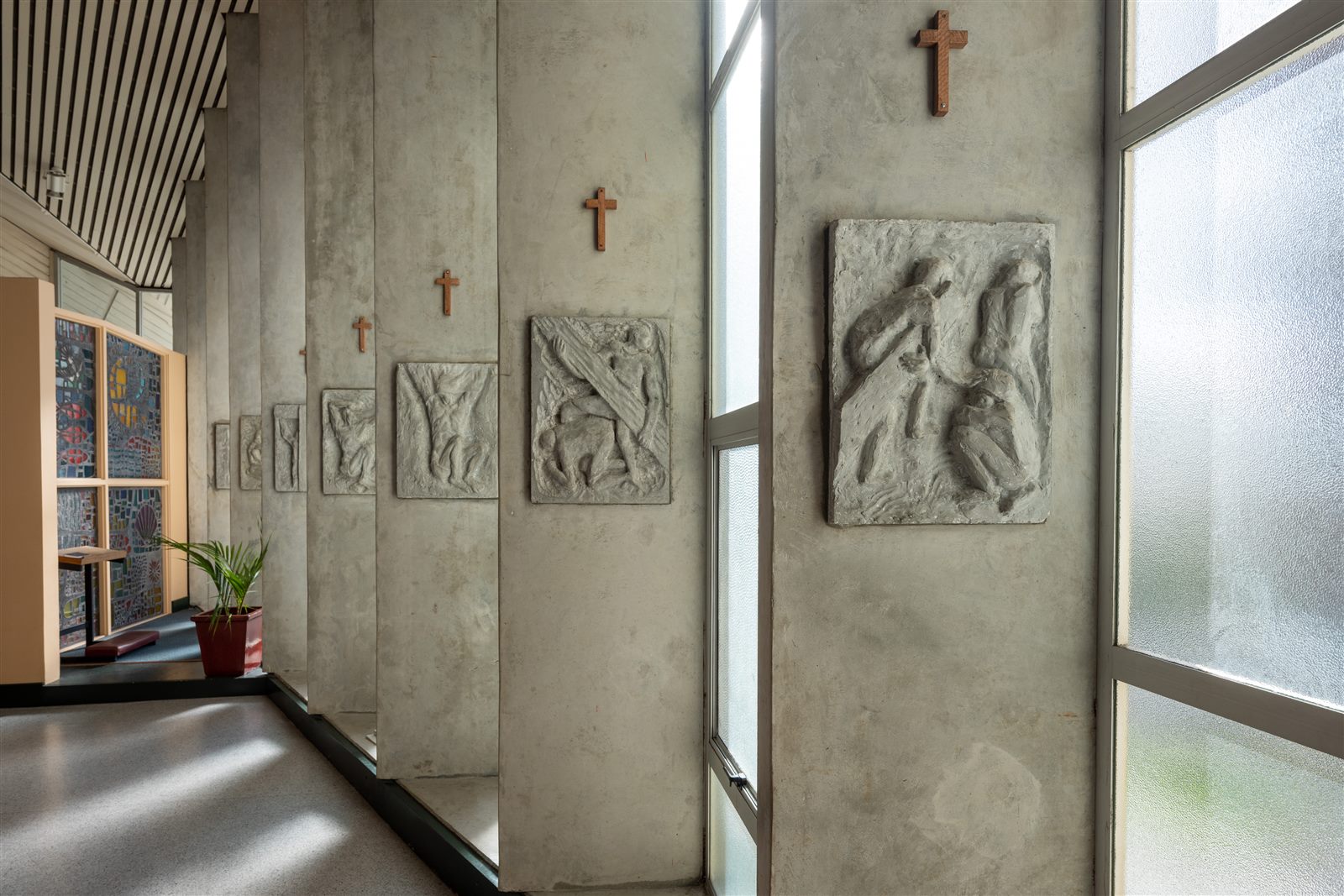 Michael Smither Stations of the Cross at St Joseph's