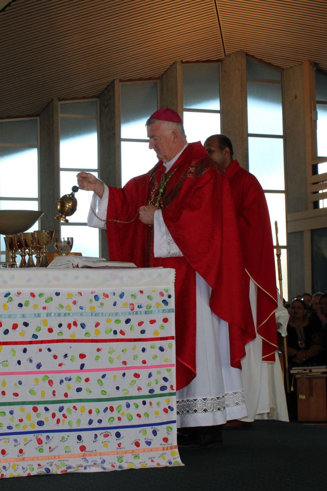 The Eucharist celebrated at Mass